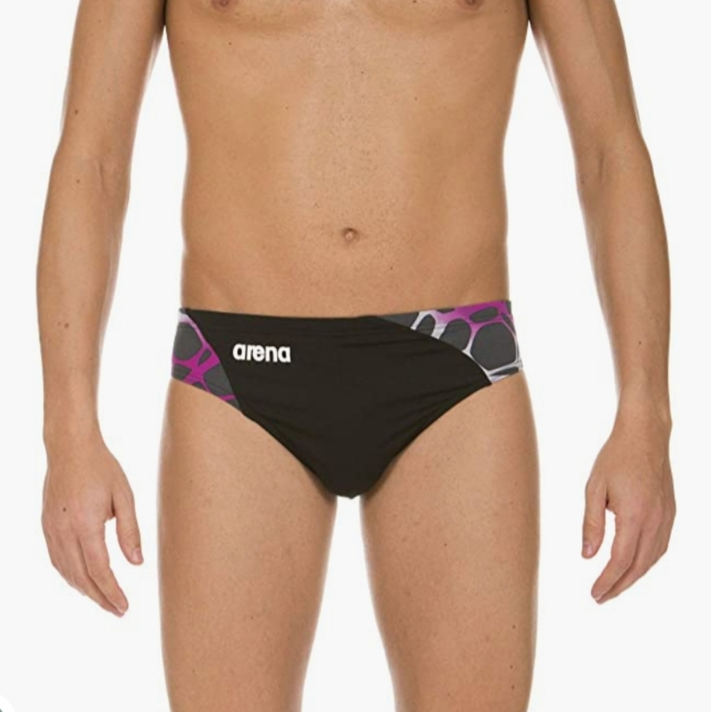 ARENA M Carbonite Brief (Black Asphalt/Red) - Picture 9 of 13